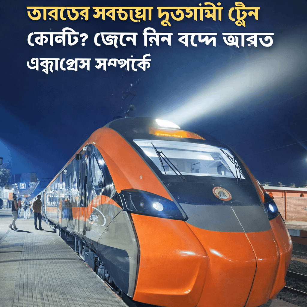 ভারতের সবচেয়ে দ্রুতগামী ট্রেনের নাম